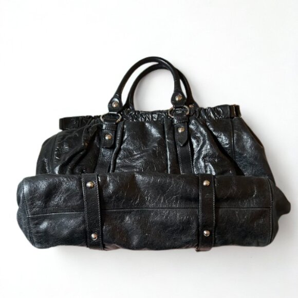 Miu Miu Vitello Lux Handbag Black - Picture 2 of 7